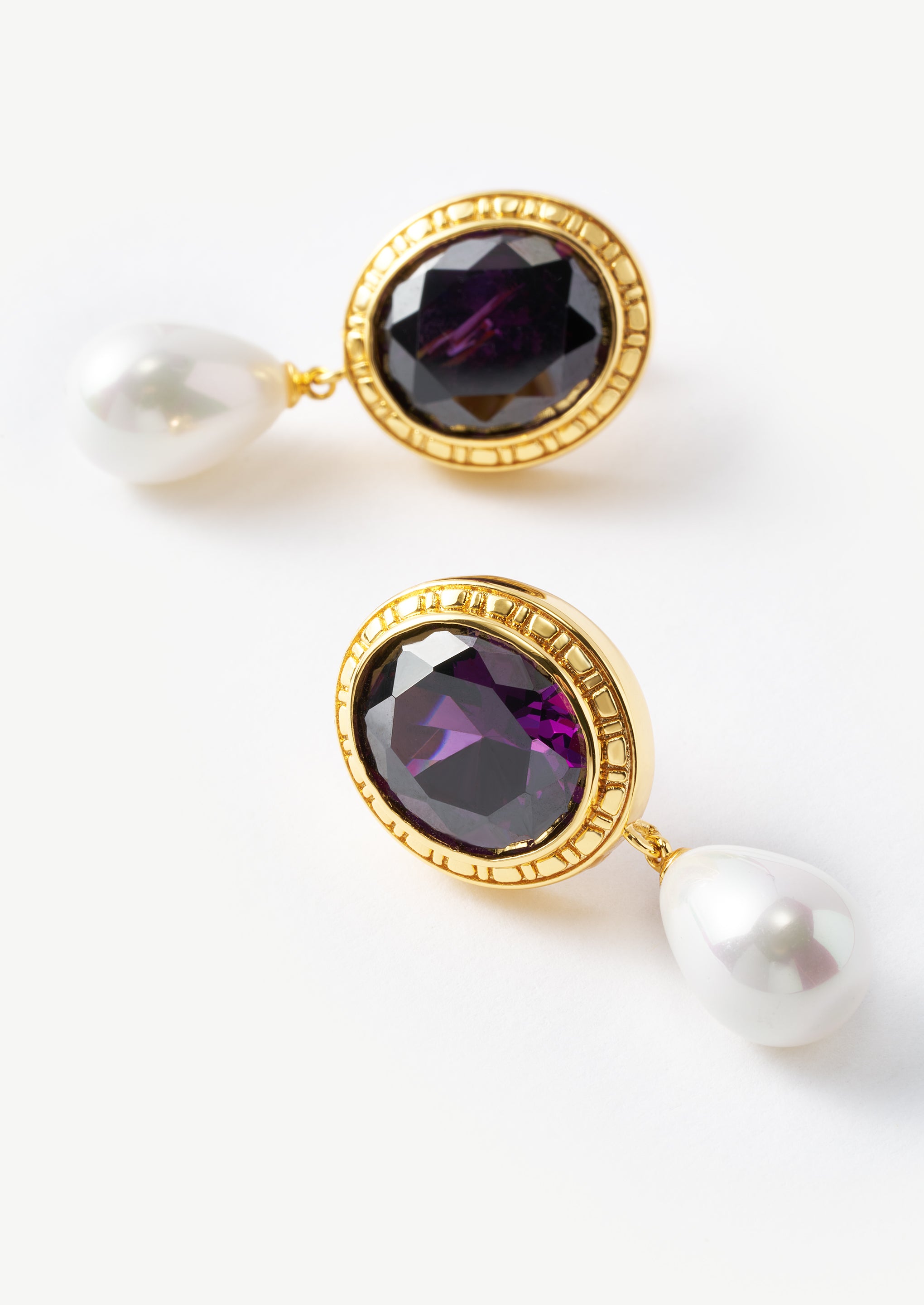 Pearl Drop Statement Earrings