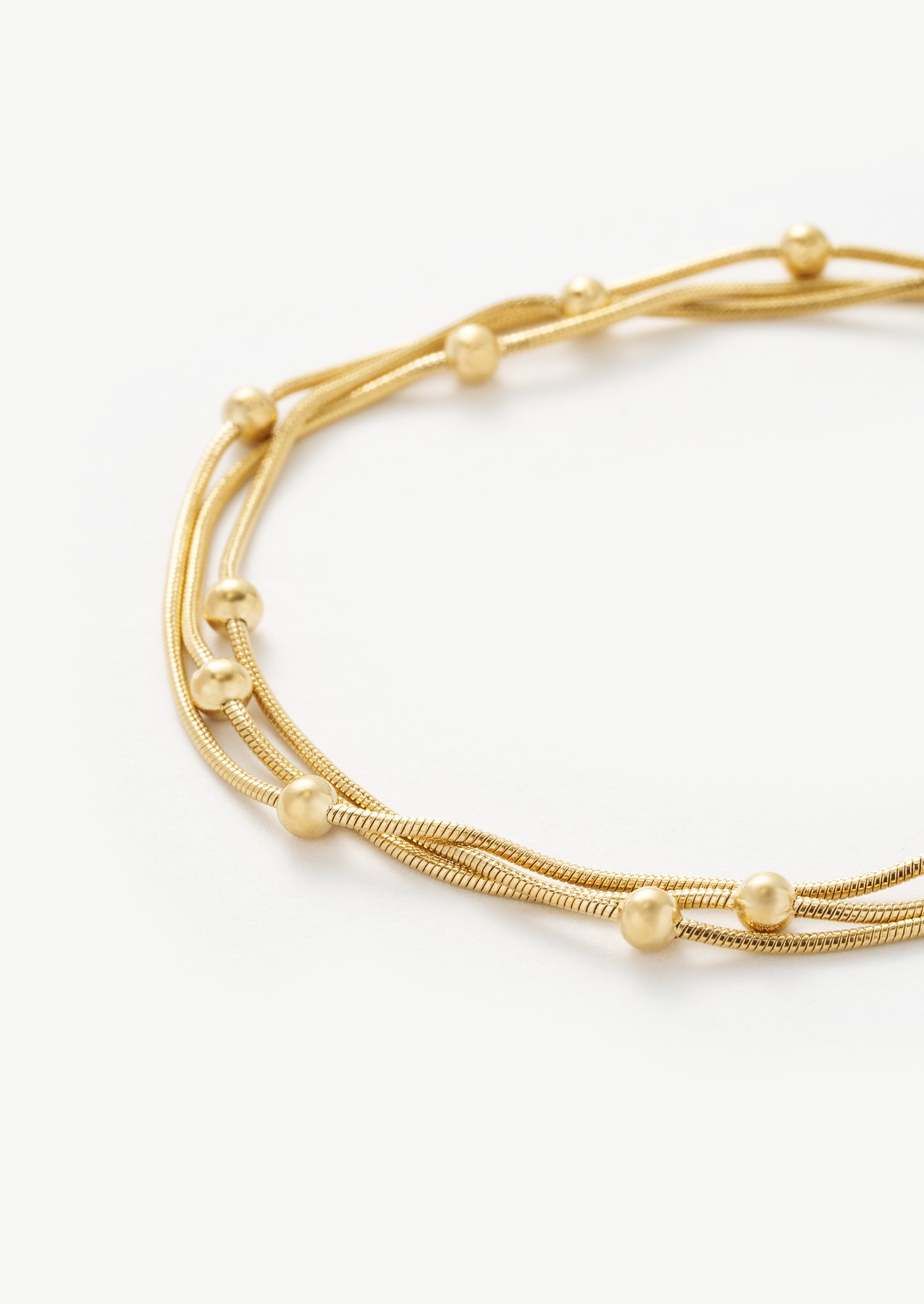 Gold Beaded Bracelet