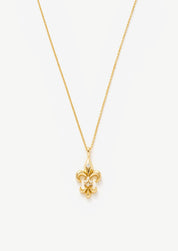 Fleur-de-Lis Pendant Necklace