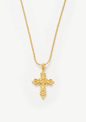 Beaded Cross Necklace