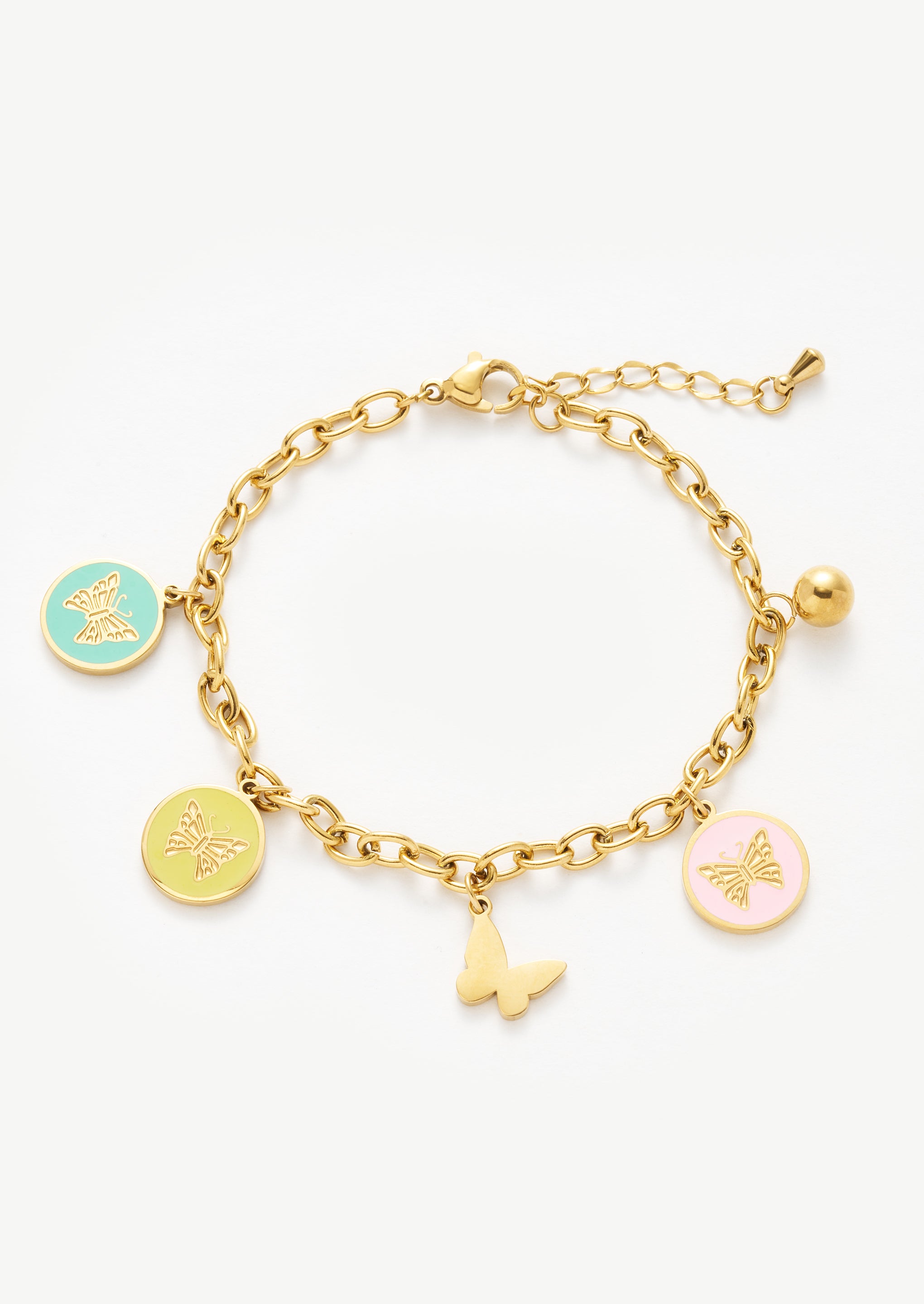 Butterfly Charm Bracelet