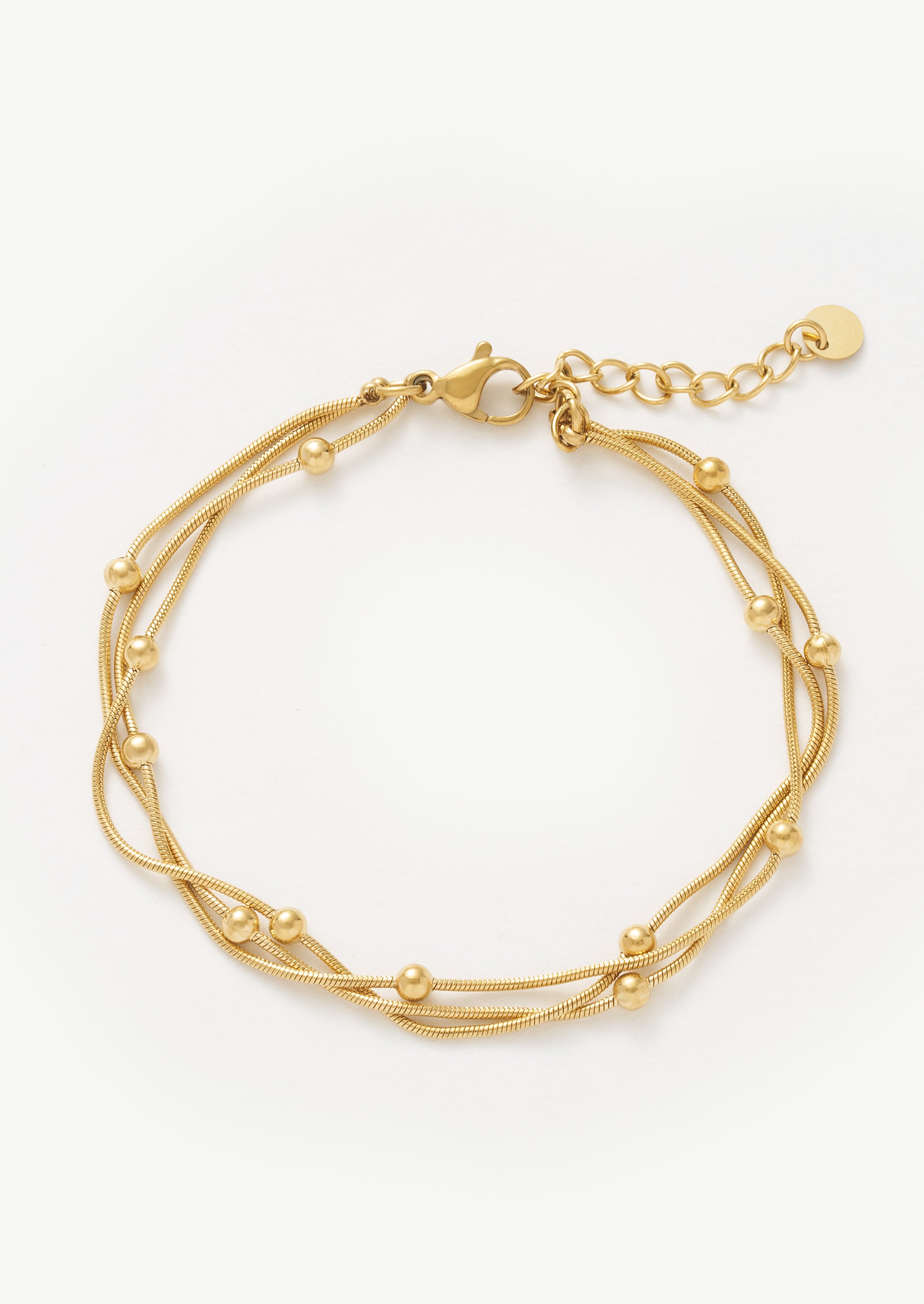 Gold Beaded Bracelet