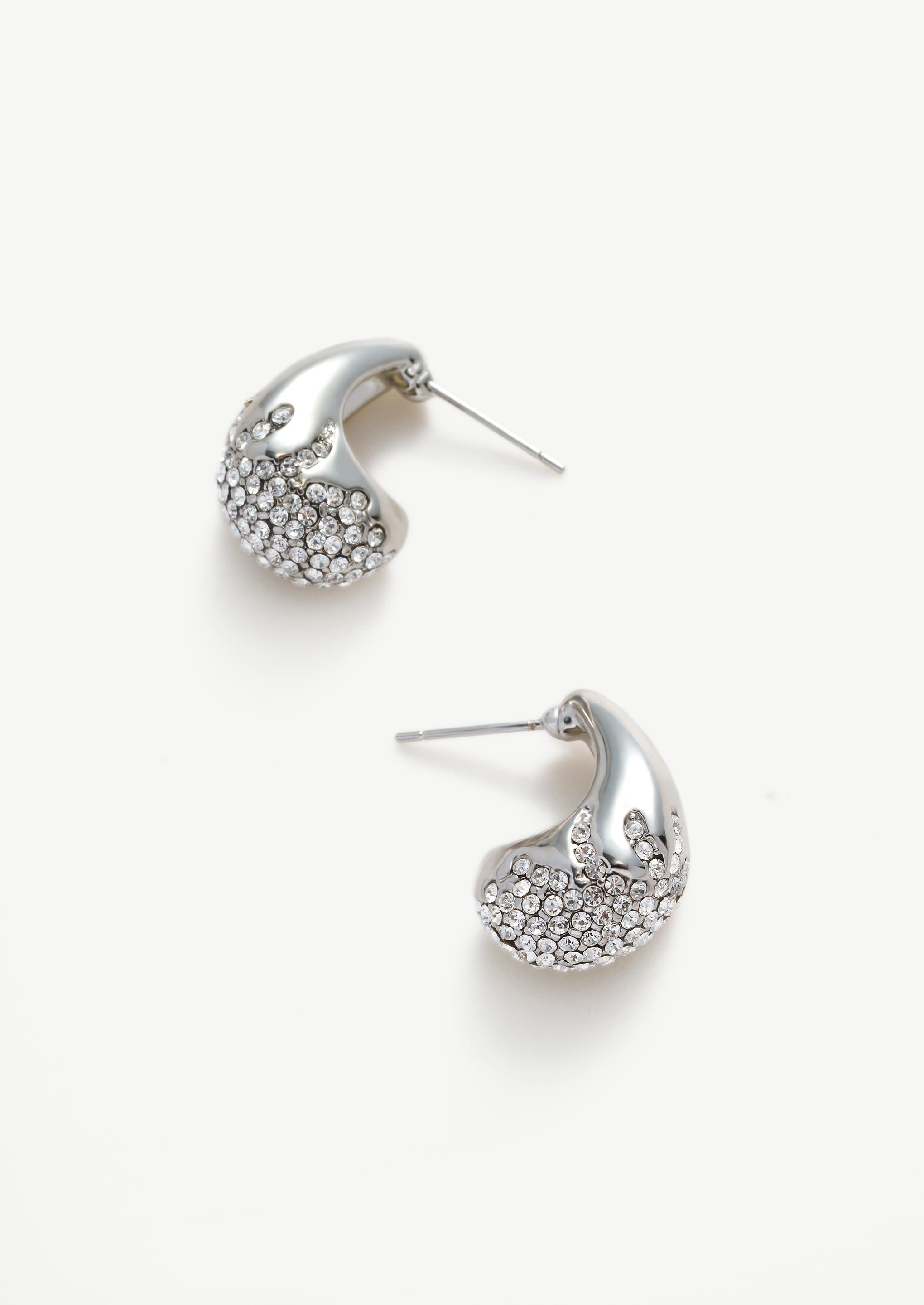 Gemstone Hoop Earrings