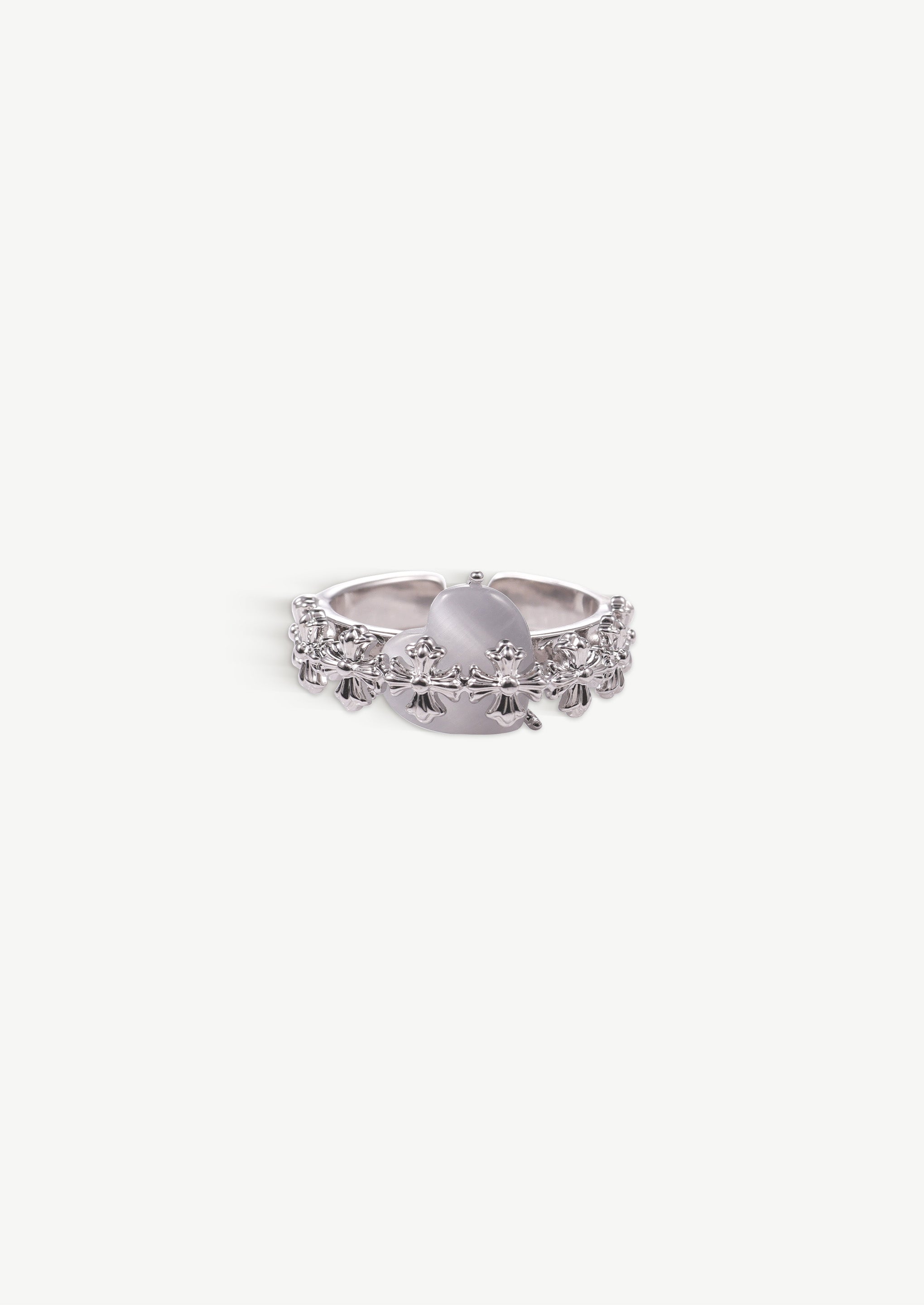 Heart Cross Ring