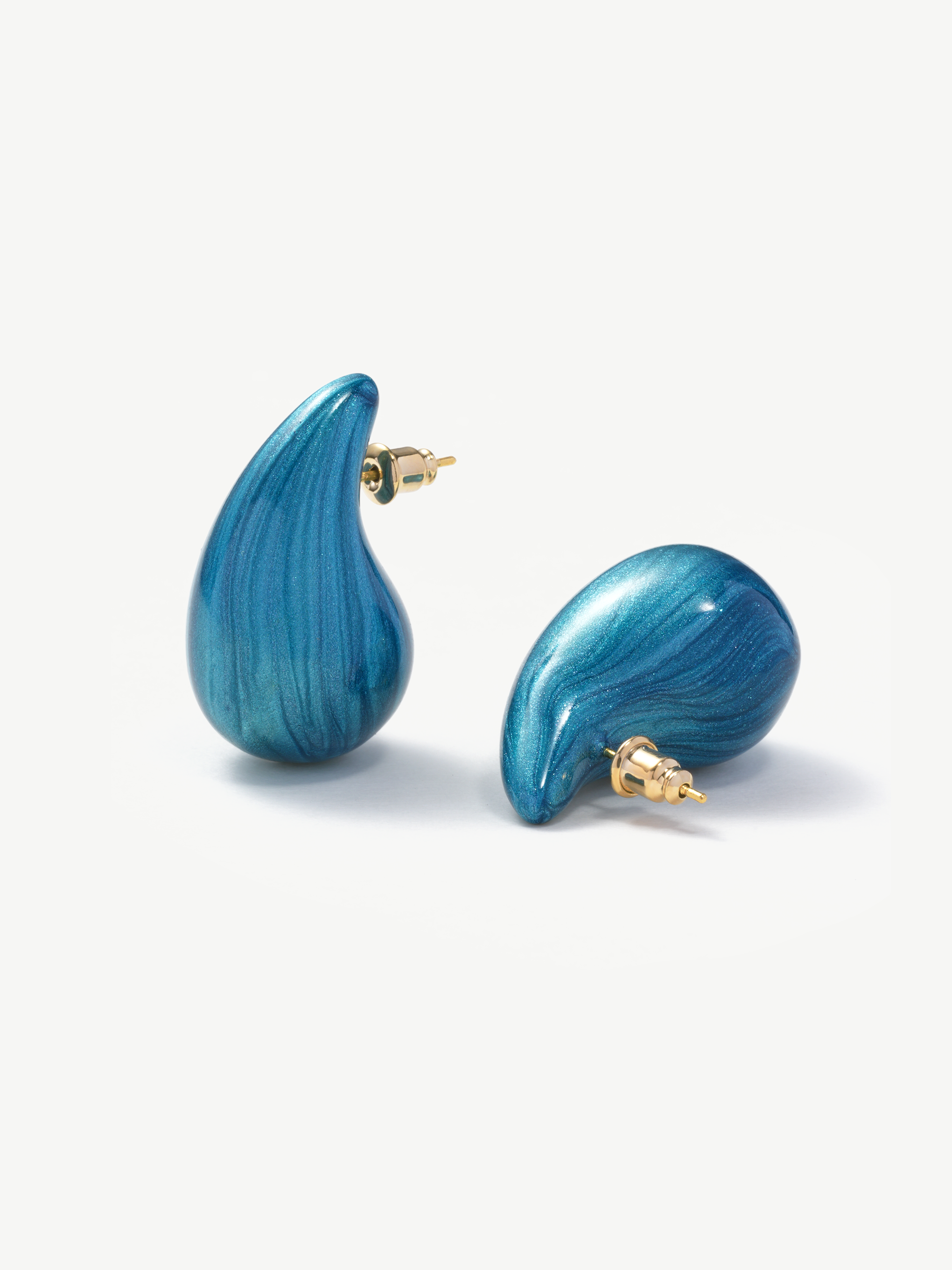 Drip Enamel Stud Earrings