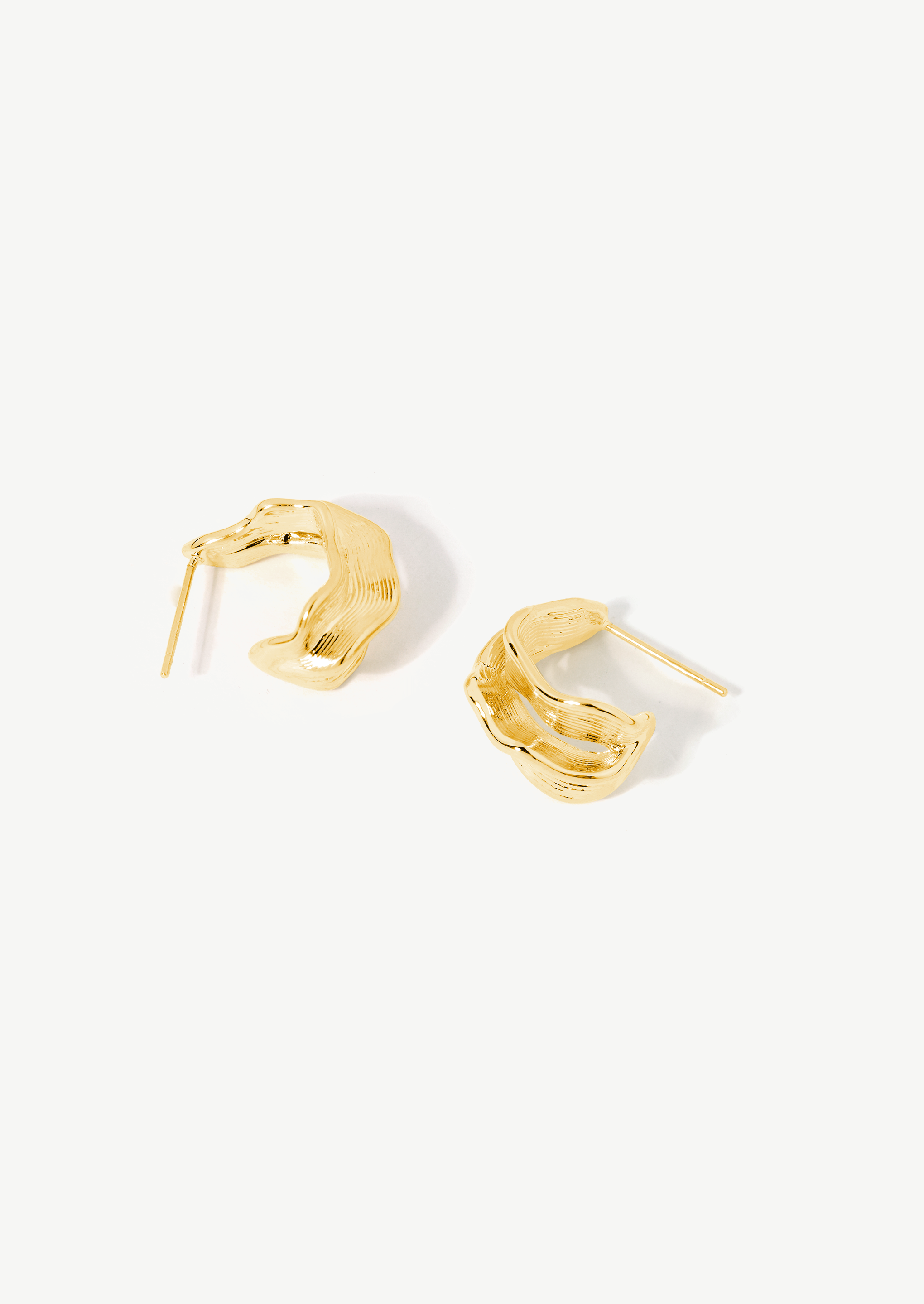 Ripple Oversized Stud Earrings