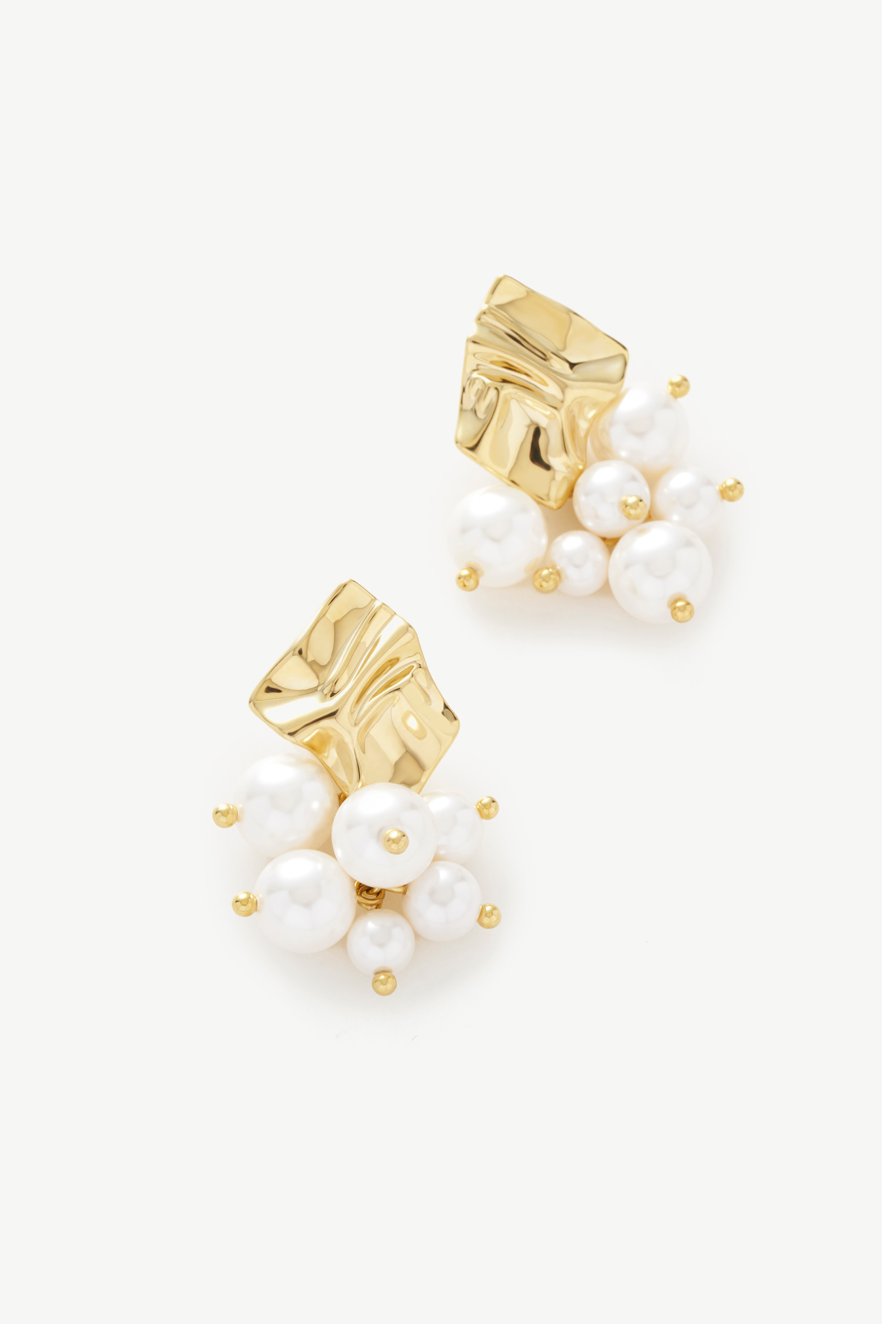 Pearl Cluster Earrings