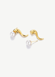 Pearl Tail Earrings