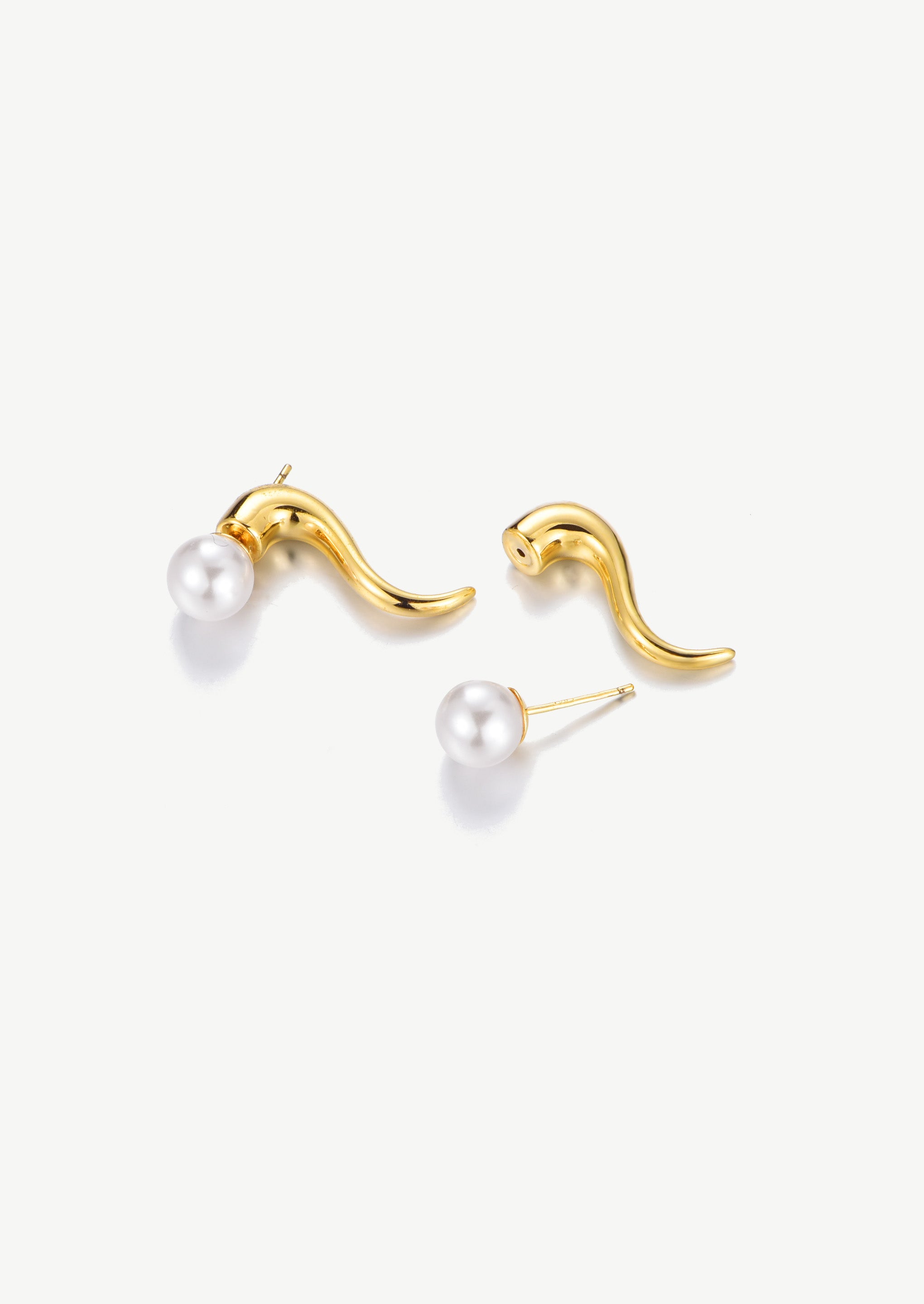 Pearl Tail Earrings