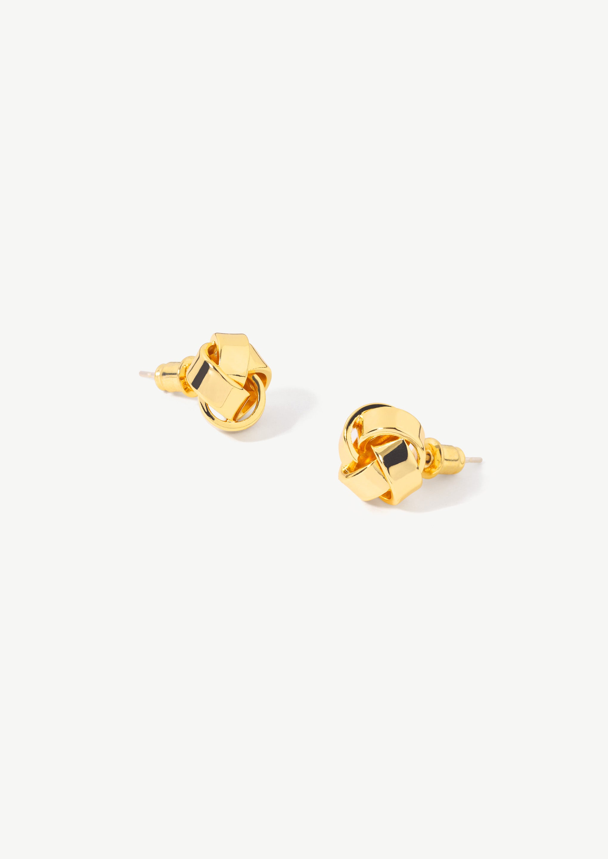 Entwine Button Stud Earrings