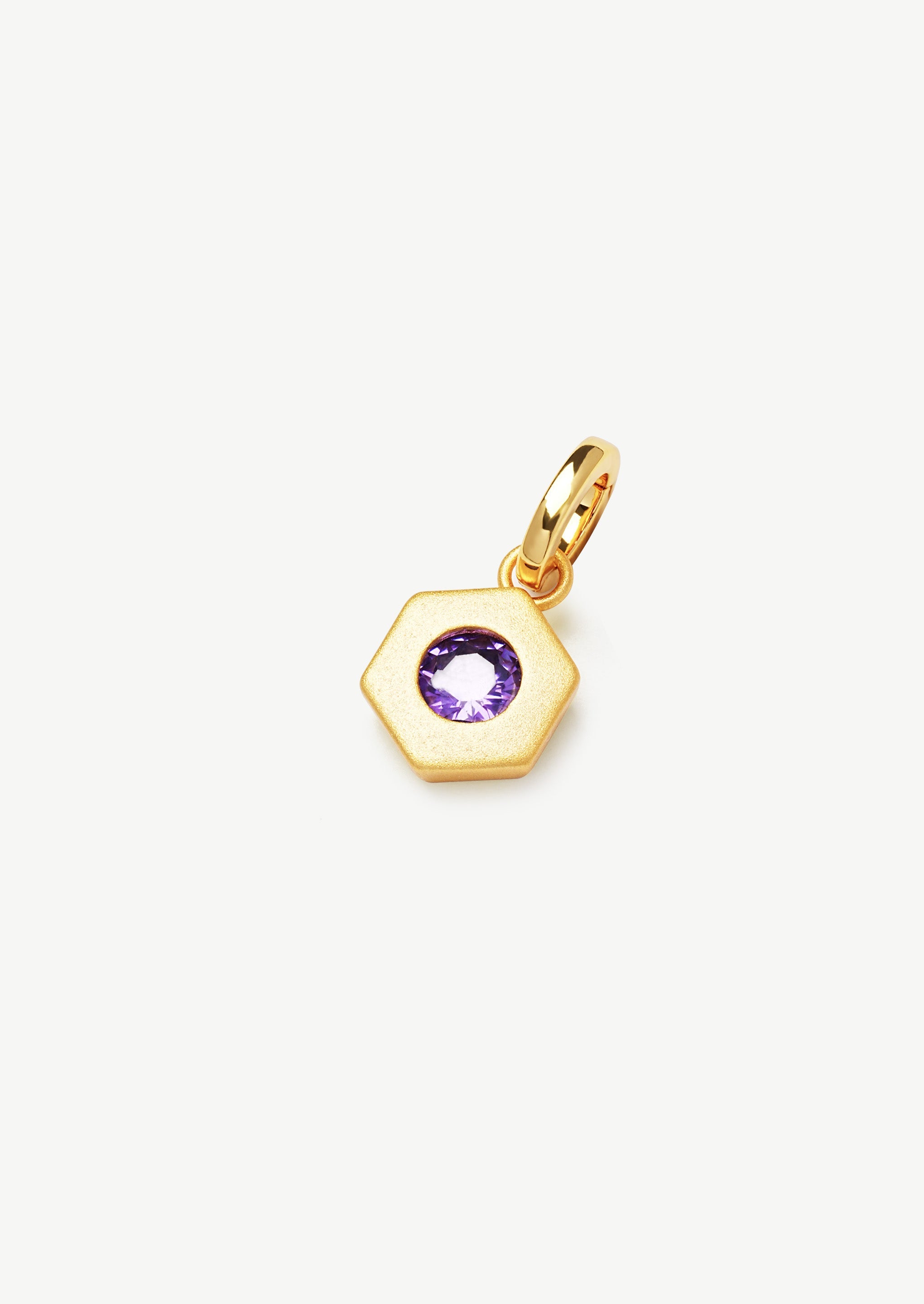 Hexagonal Gemstone Pendant
