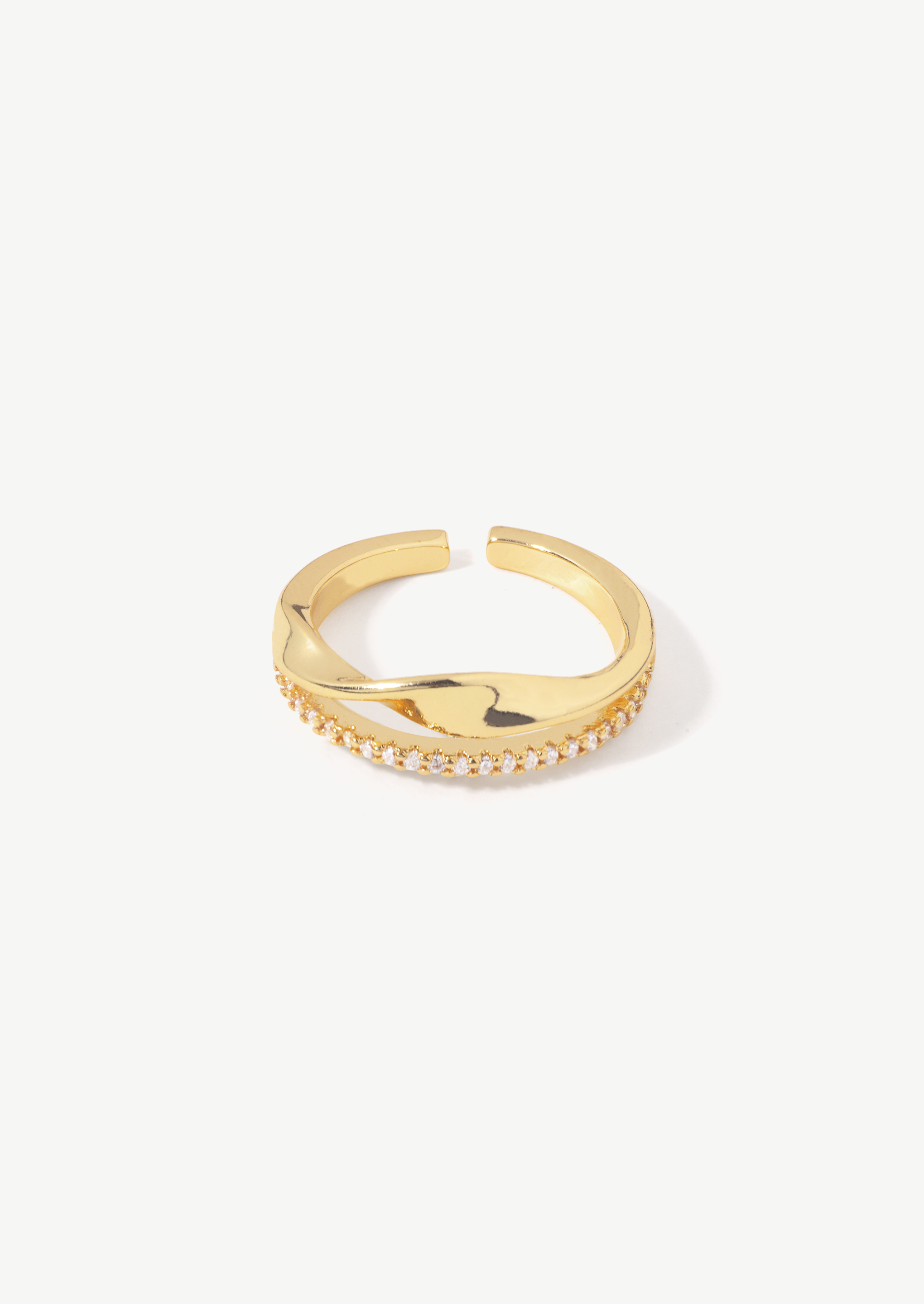 Squiggle Curve Ring