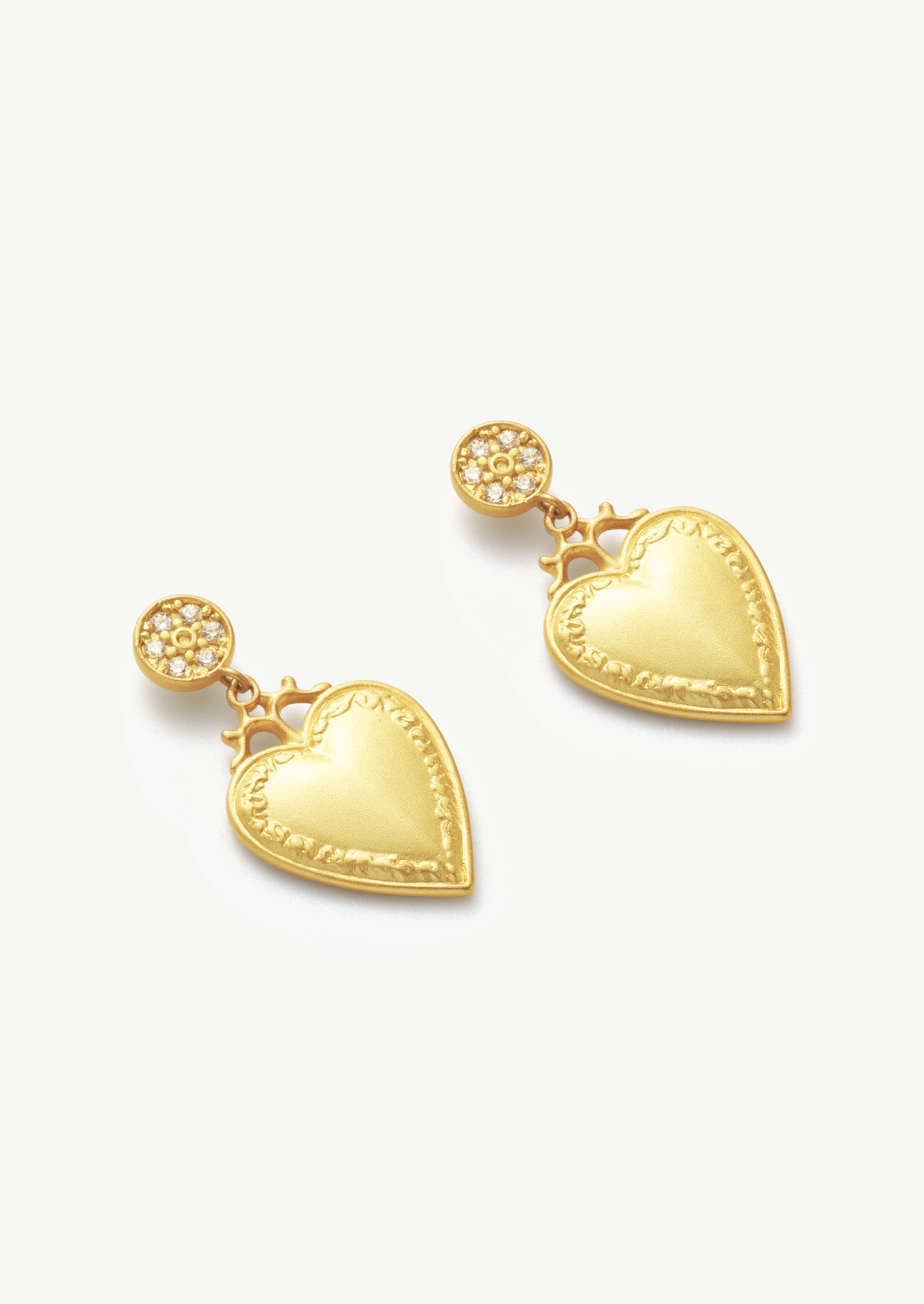 Heart Stud Earrings