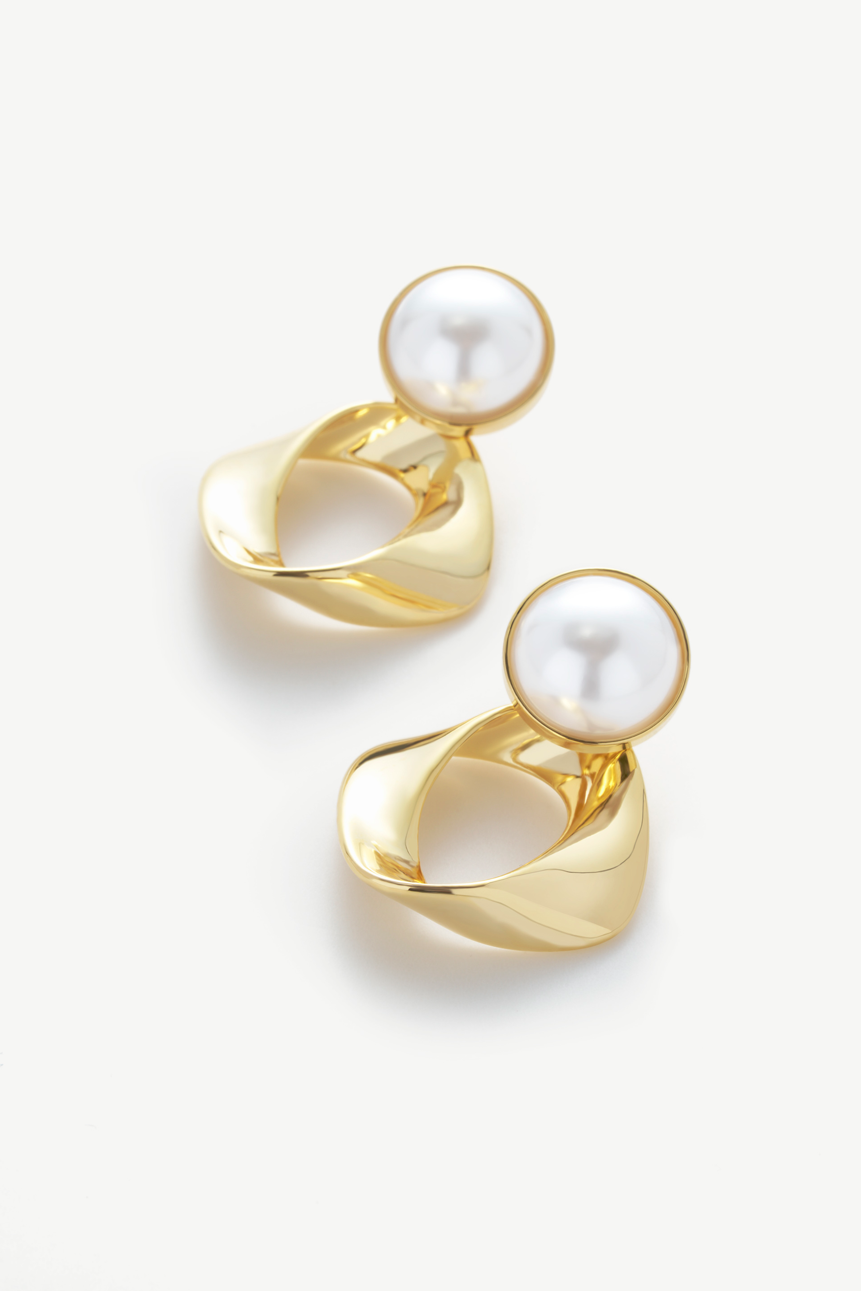 Pearl Top Drop Earrings