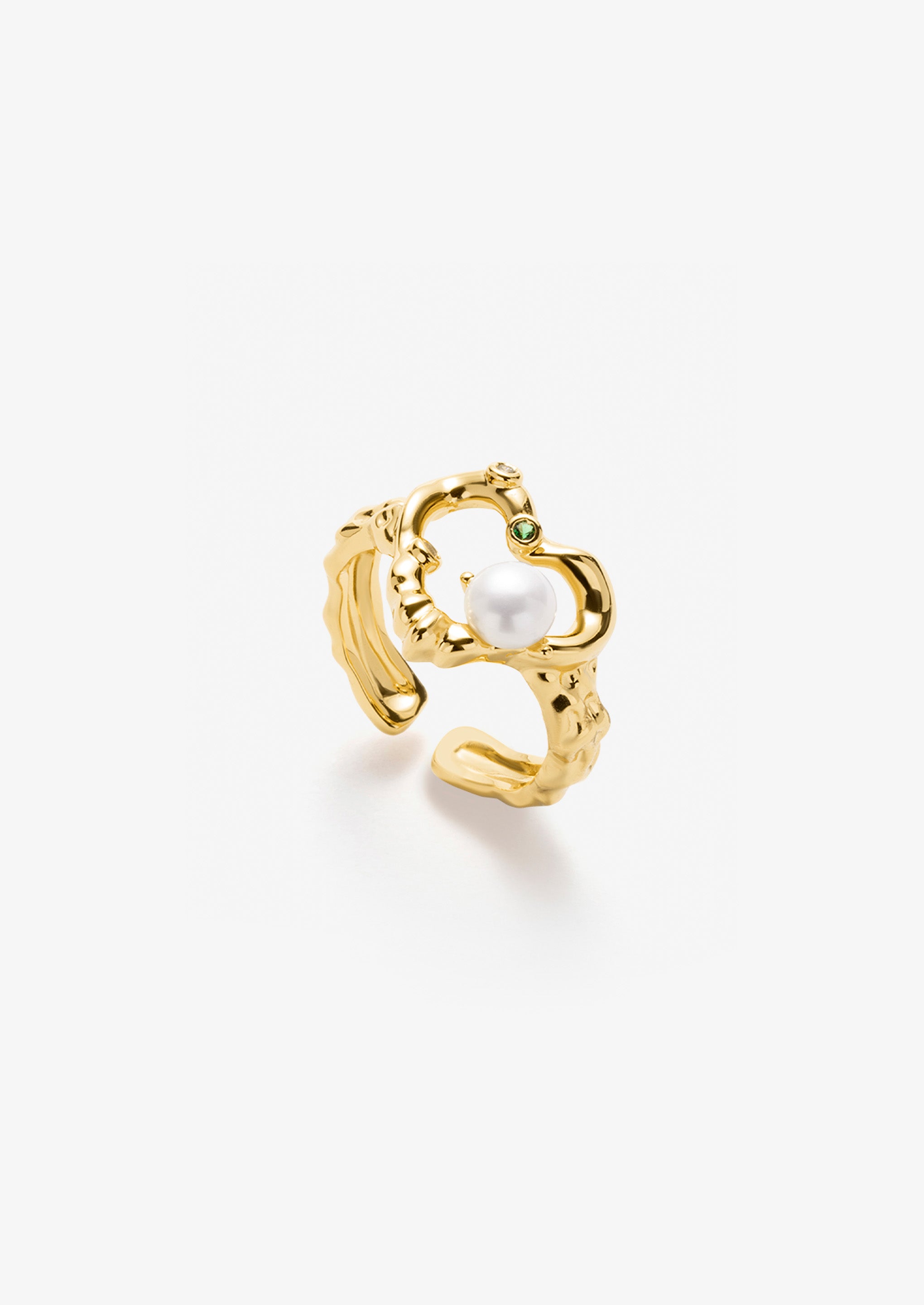 Pearl Heart Ring