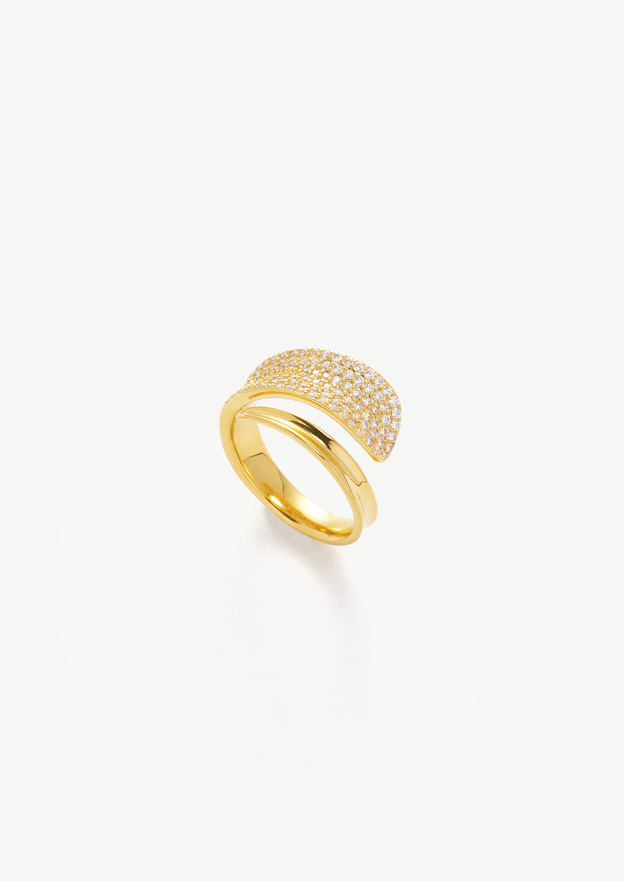 Pave Curve Ring