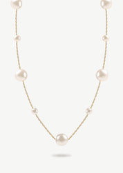 Pearl Station Necklace