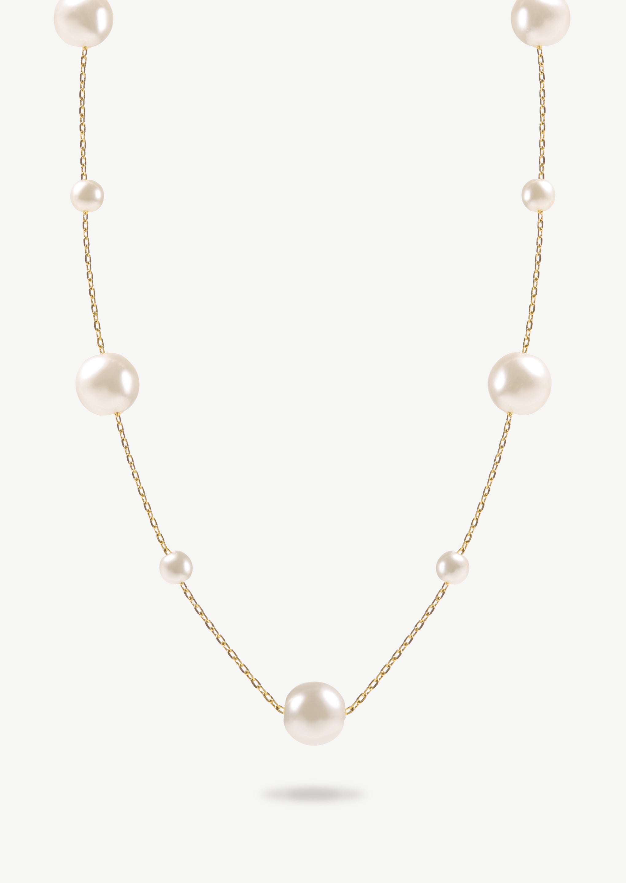 Pearl Station Necklace