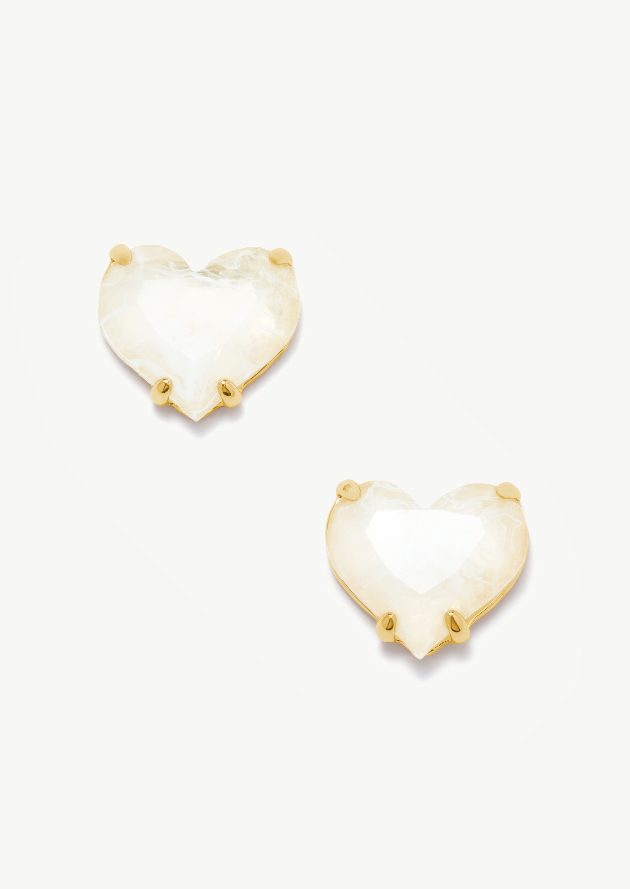 Captured Heart Stud Earrings