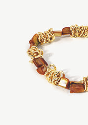 Shell Gold Link Bracelet