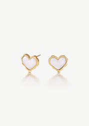 Shell Heart Earrings