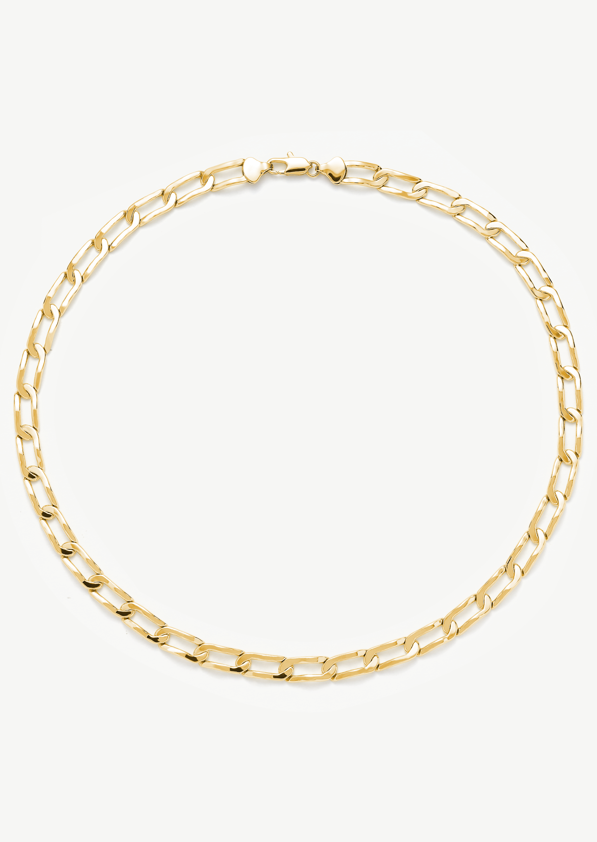 Gold Plated Link Chain Necklace