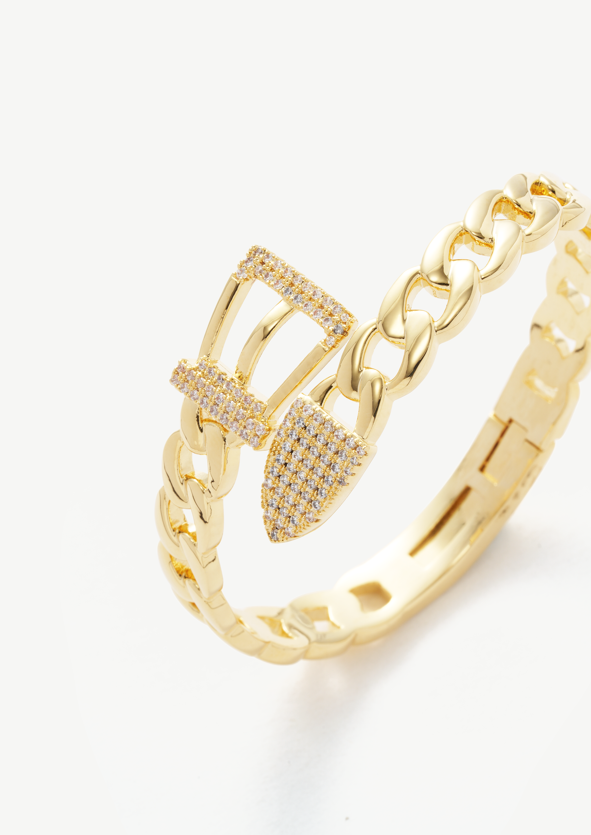 Statement Buckle Bangle Bracelet