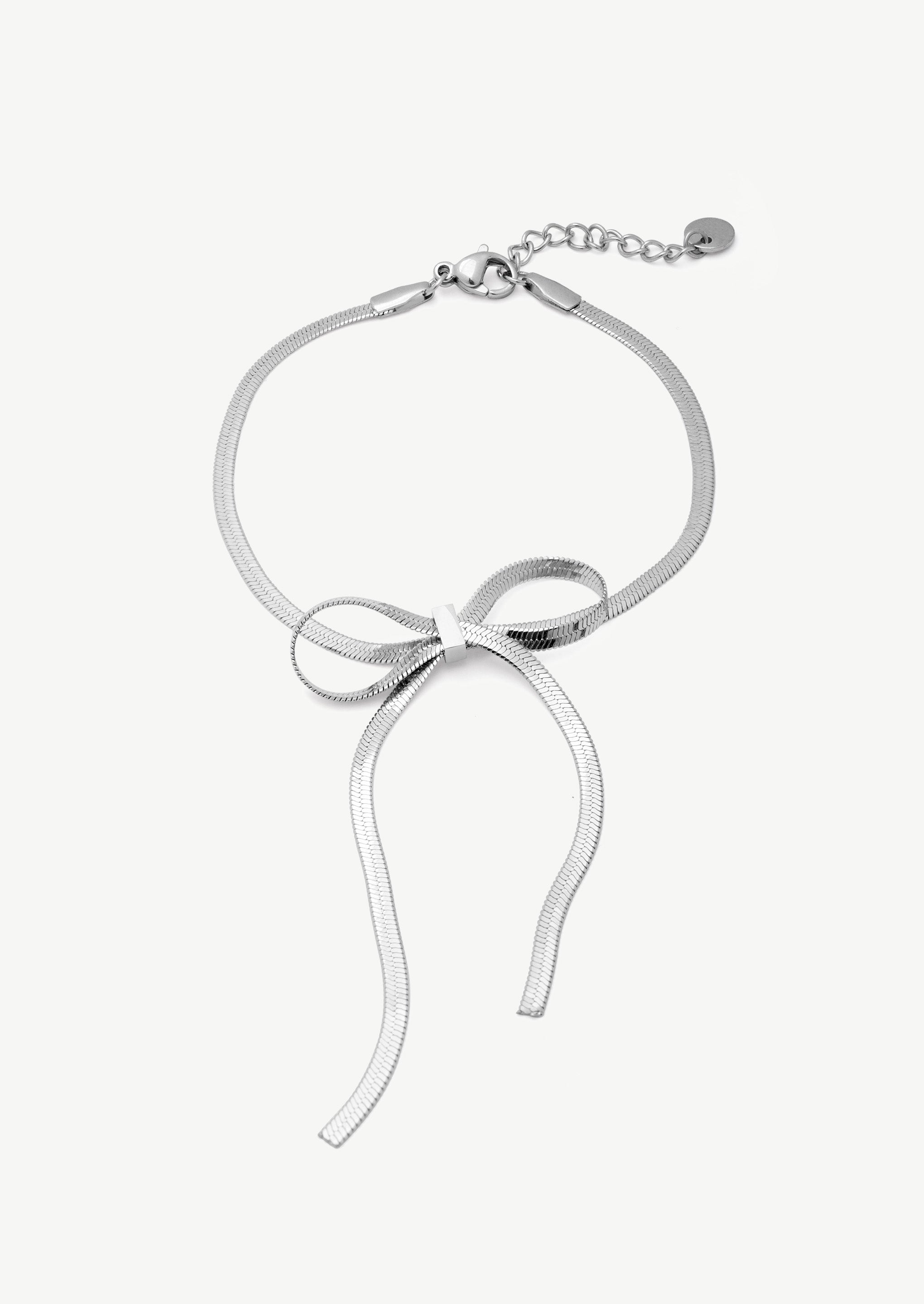 Bow Snake Chain Bracelet