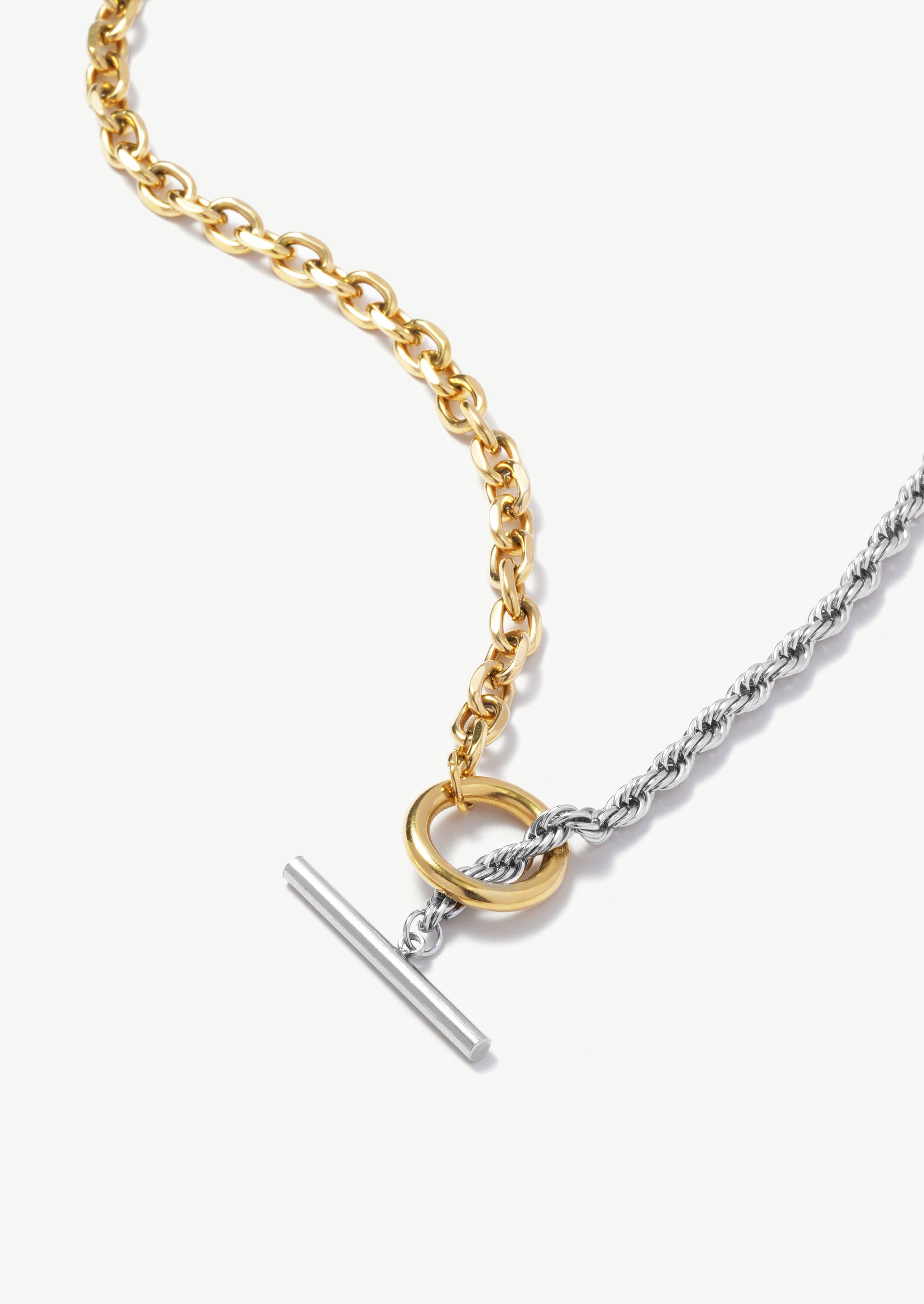 Mixed Paperclip Necklace