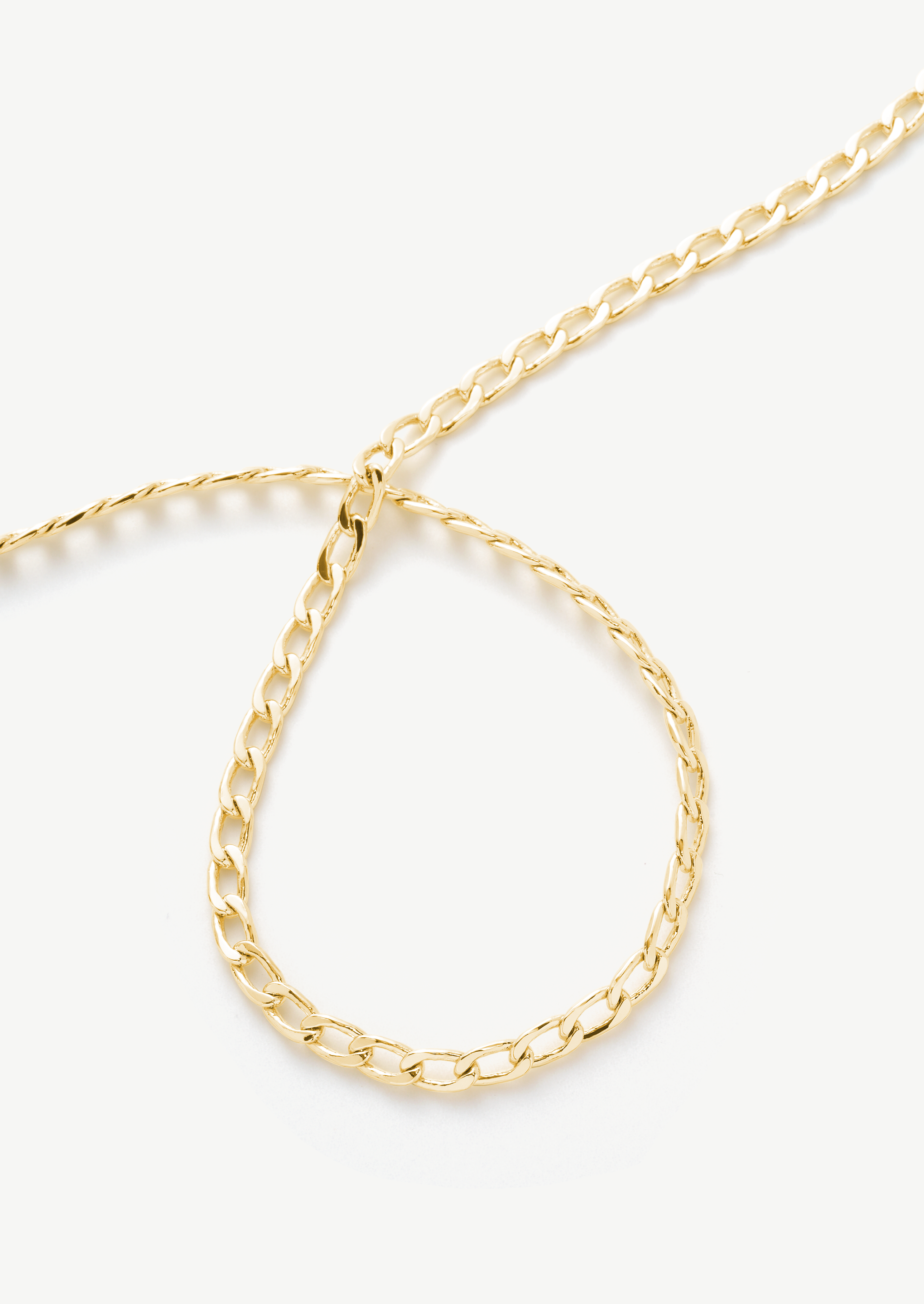 Gold Plated Link Chain Necklace