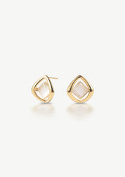 Double Square Stud Earrings