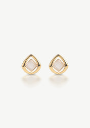 Double Square Stud Earrings