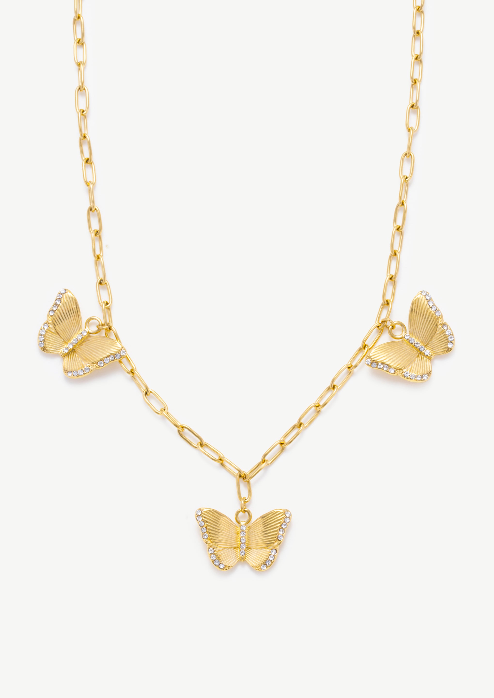 Butterfly Trio Necklace