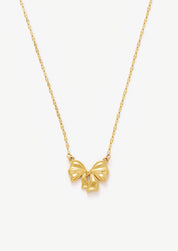 Bow Pendant Chain Necklace