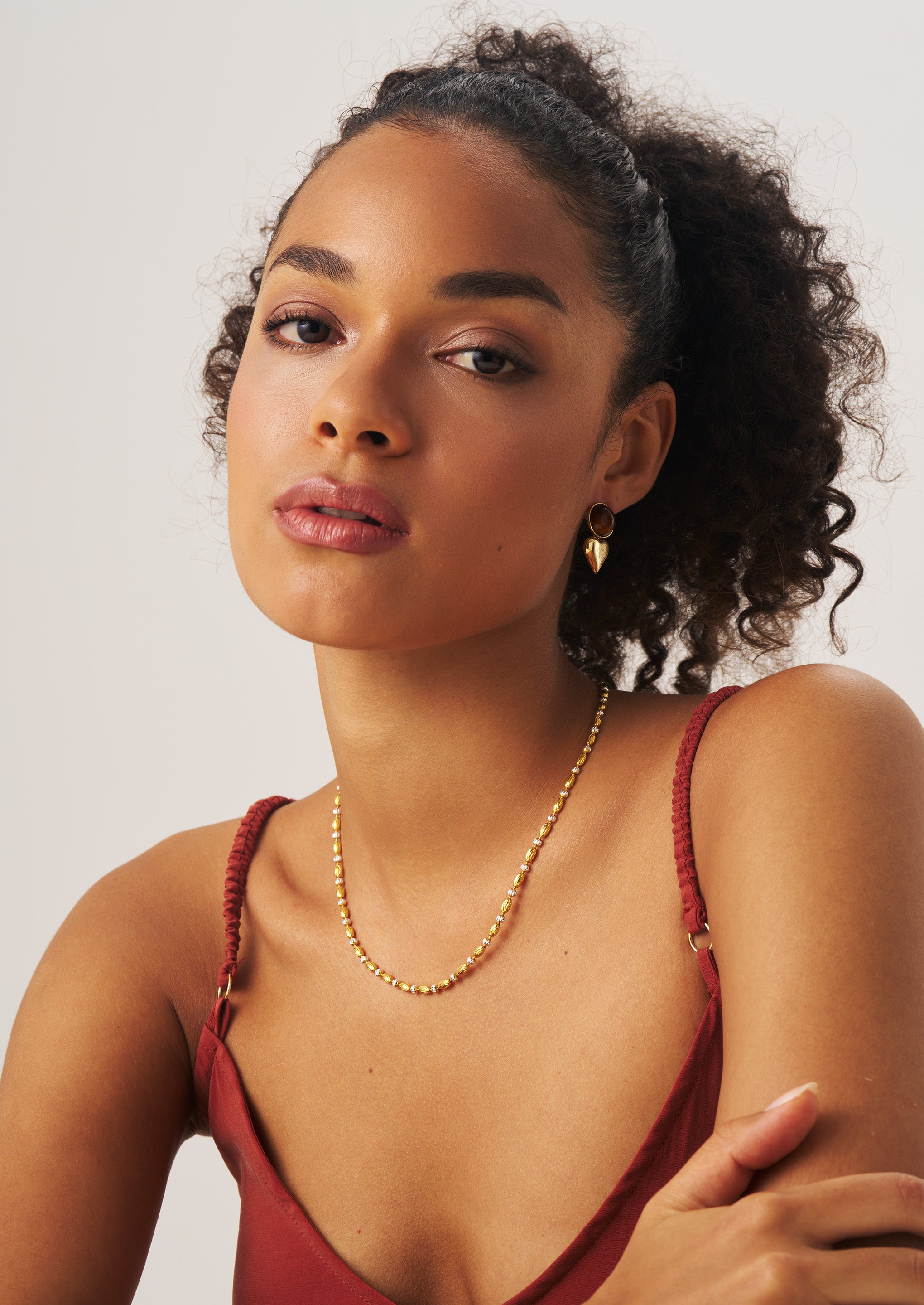 Mixed Beaded Chain Necklace