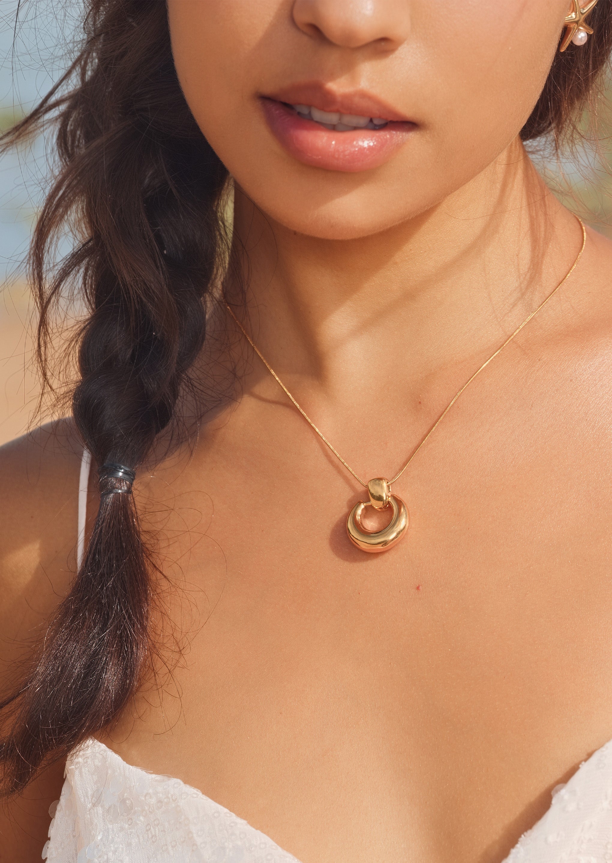 Chunky Ring Necklace