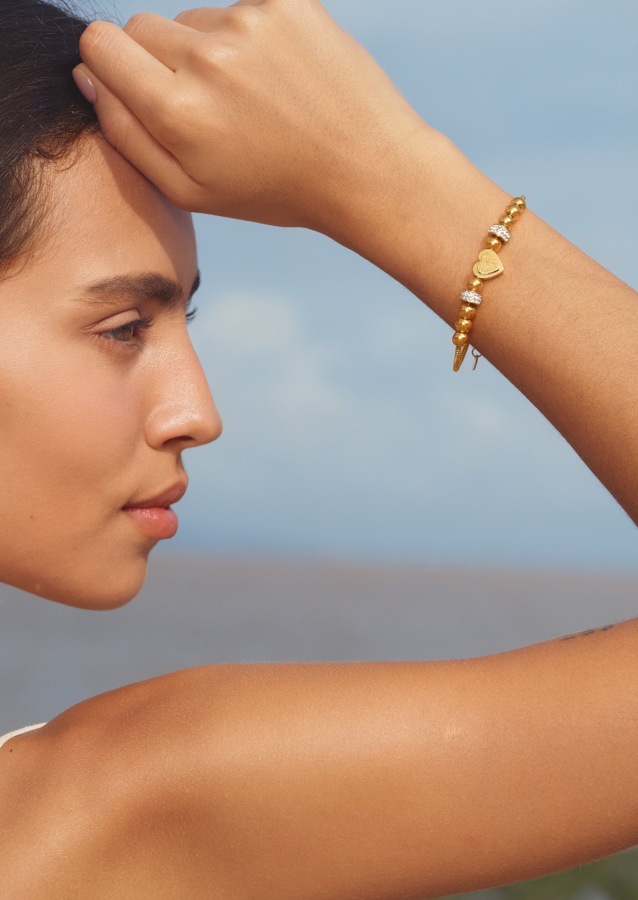 Heart Beaded Bracelet