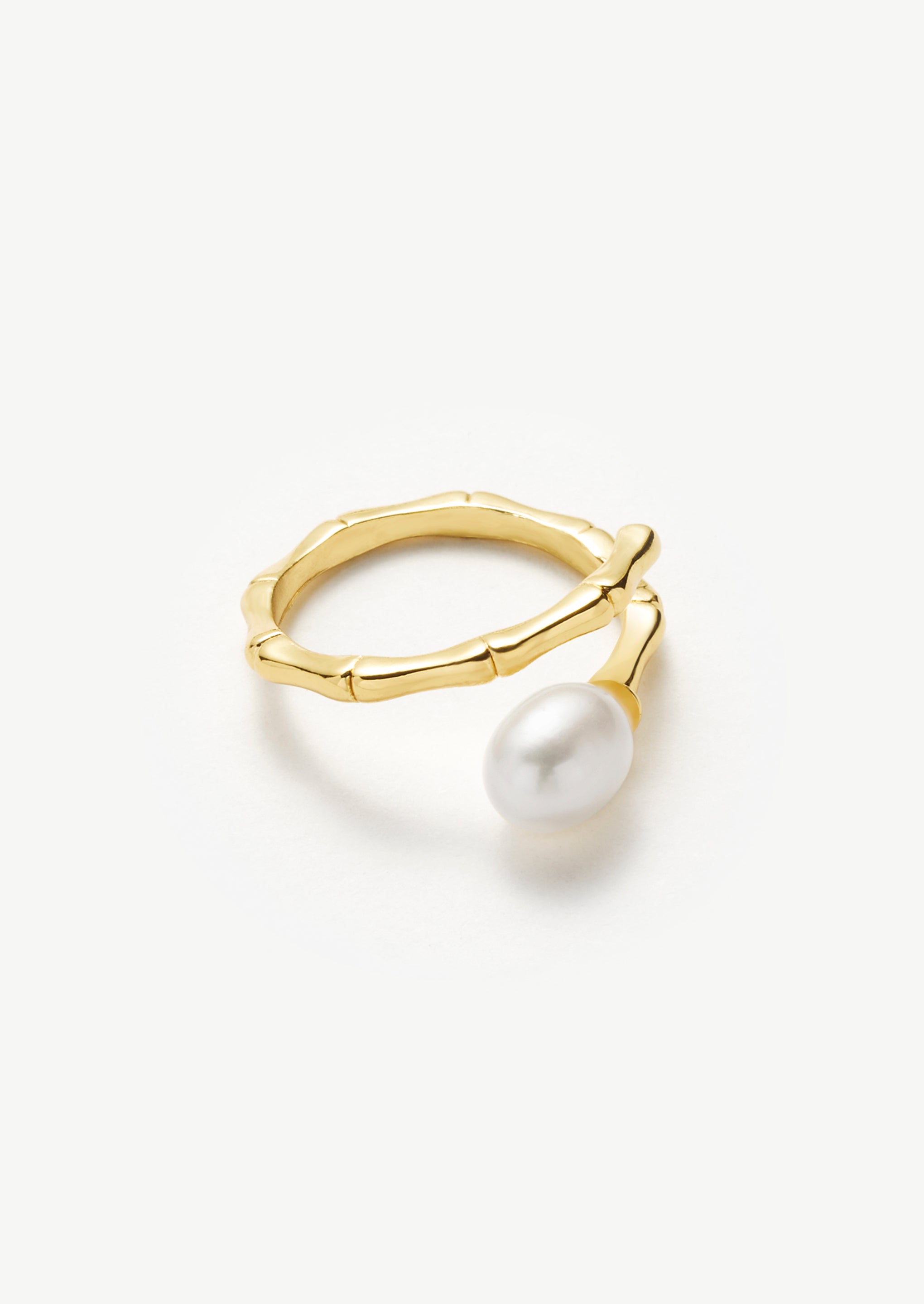 Pearl Open Wrap Ring