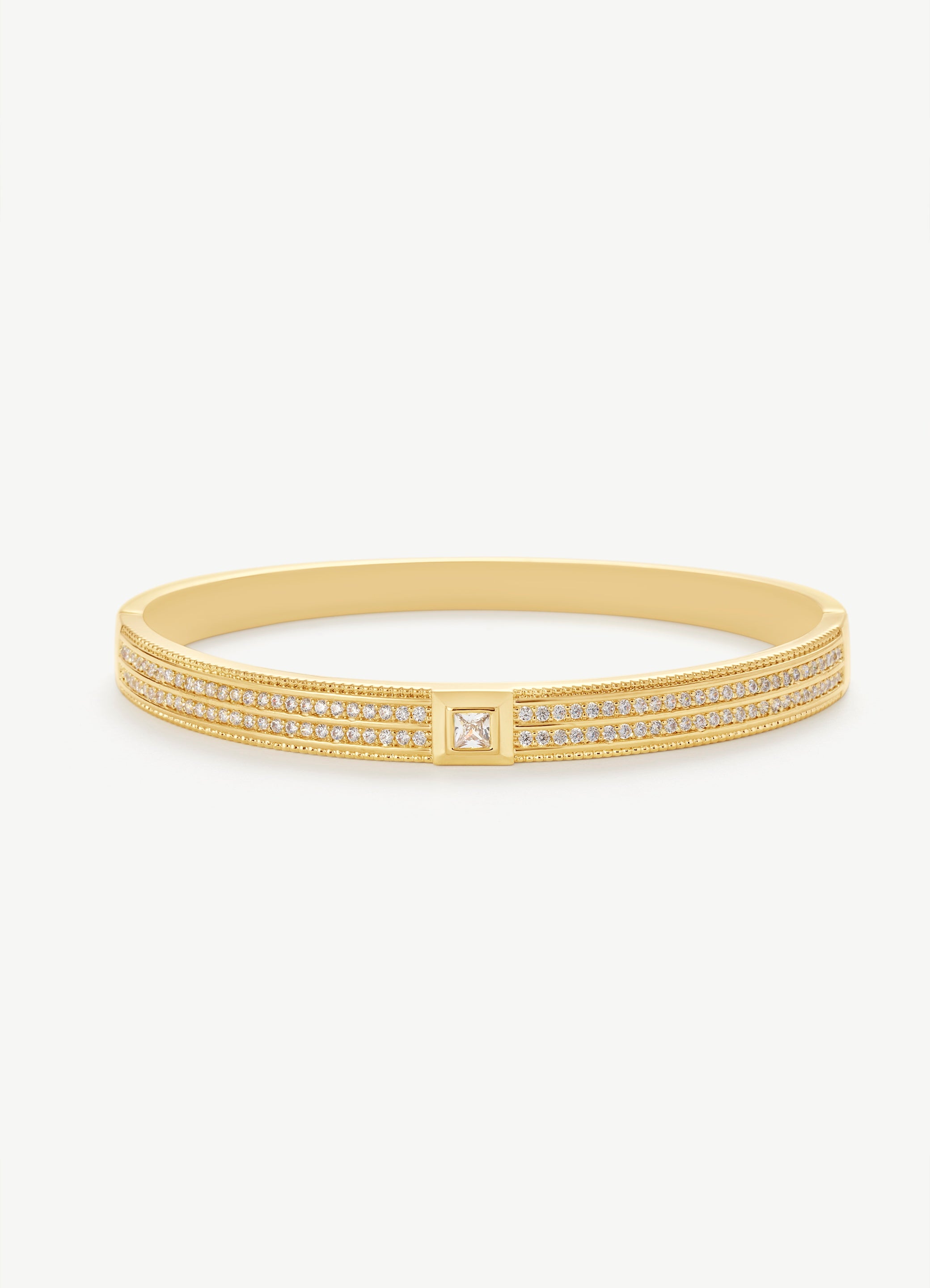 Gemstone Bangle Bracelet