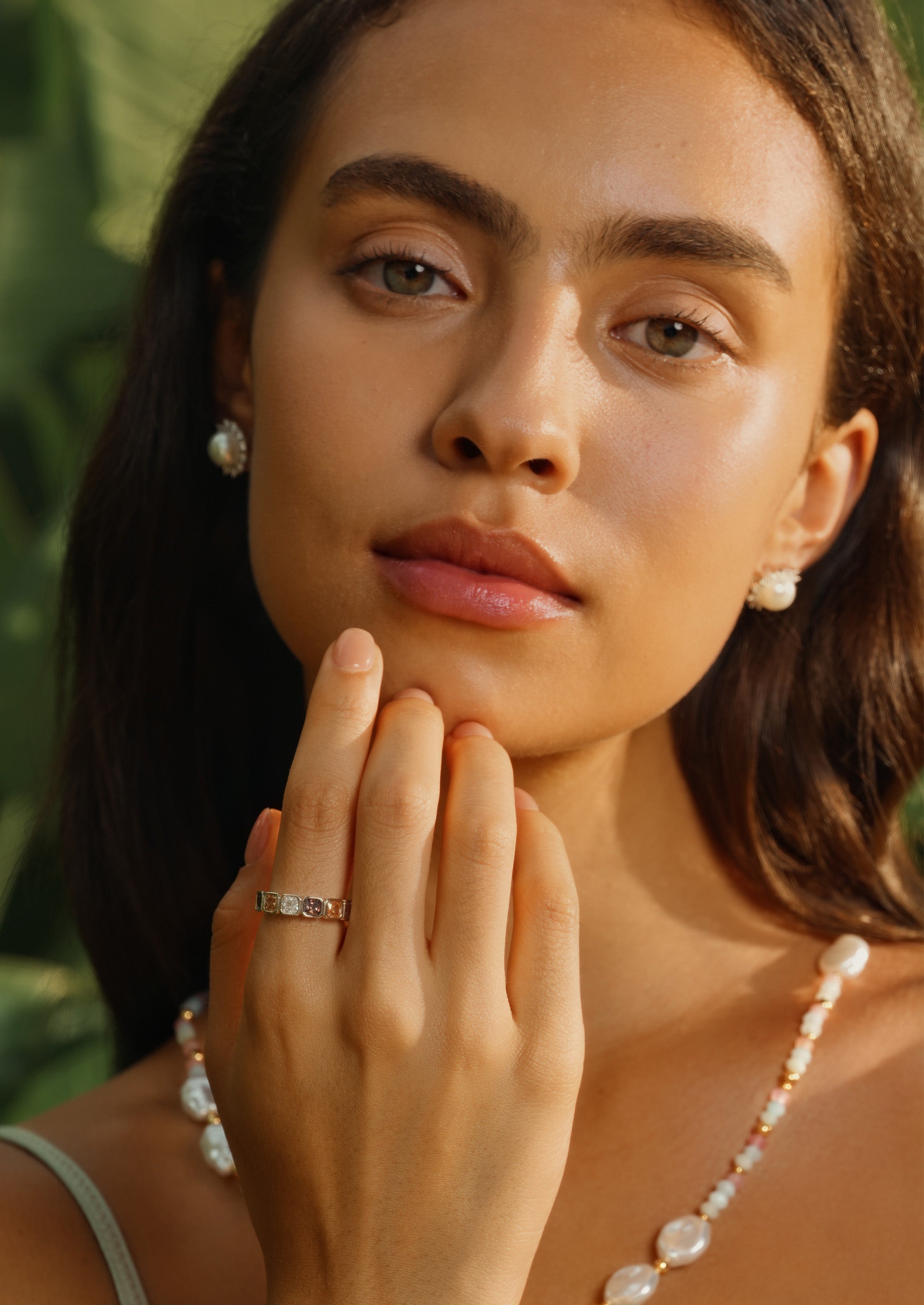 Iridescent Square Ring