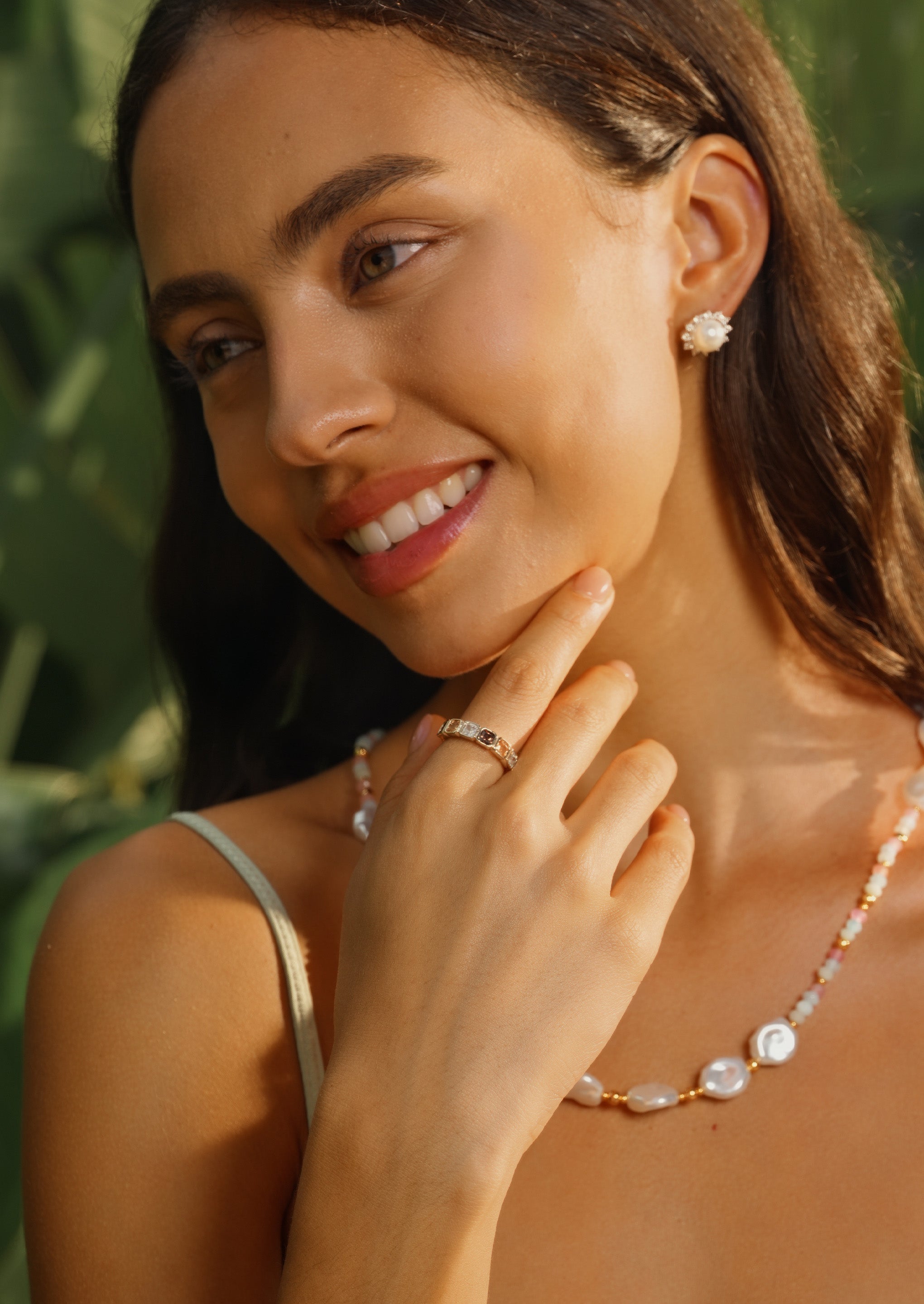 Iridescent Square Ring