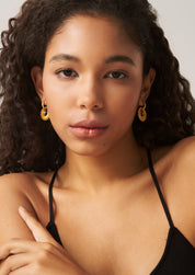 Sphere Hoop Earrings