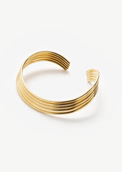 Ribbed Cuff Bracelet