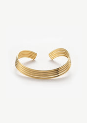 Ribbed Cuff Bracelet