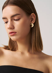 Squiggle Wavy Stud Earrings