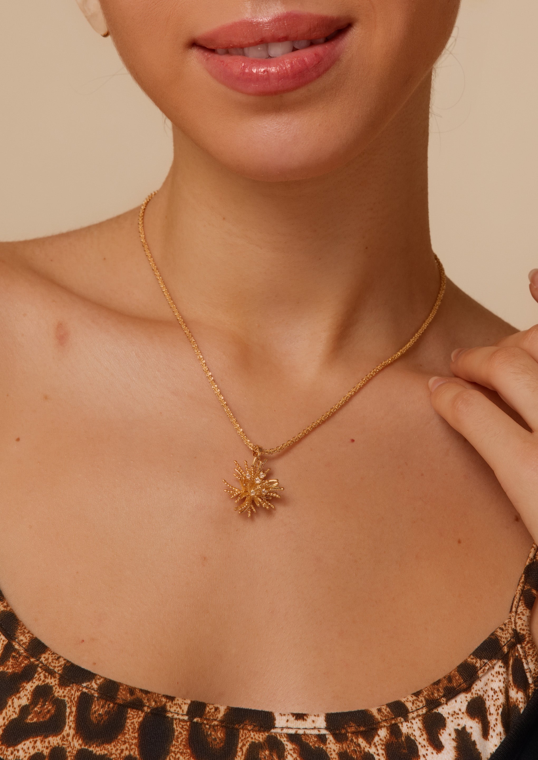 Stellar Starburst Pendant Necklace