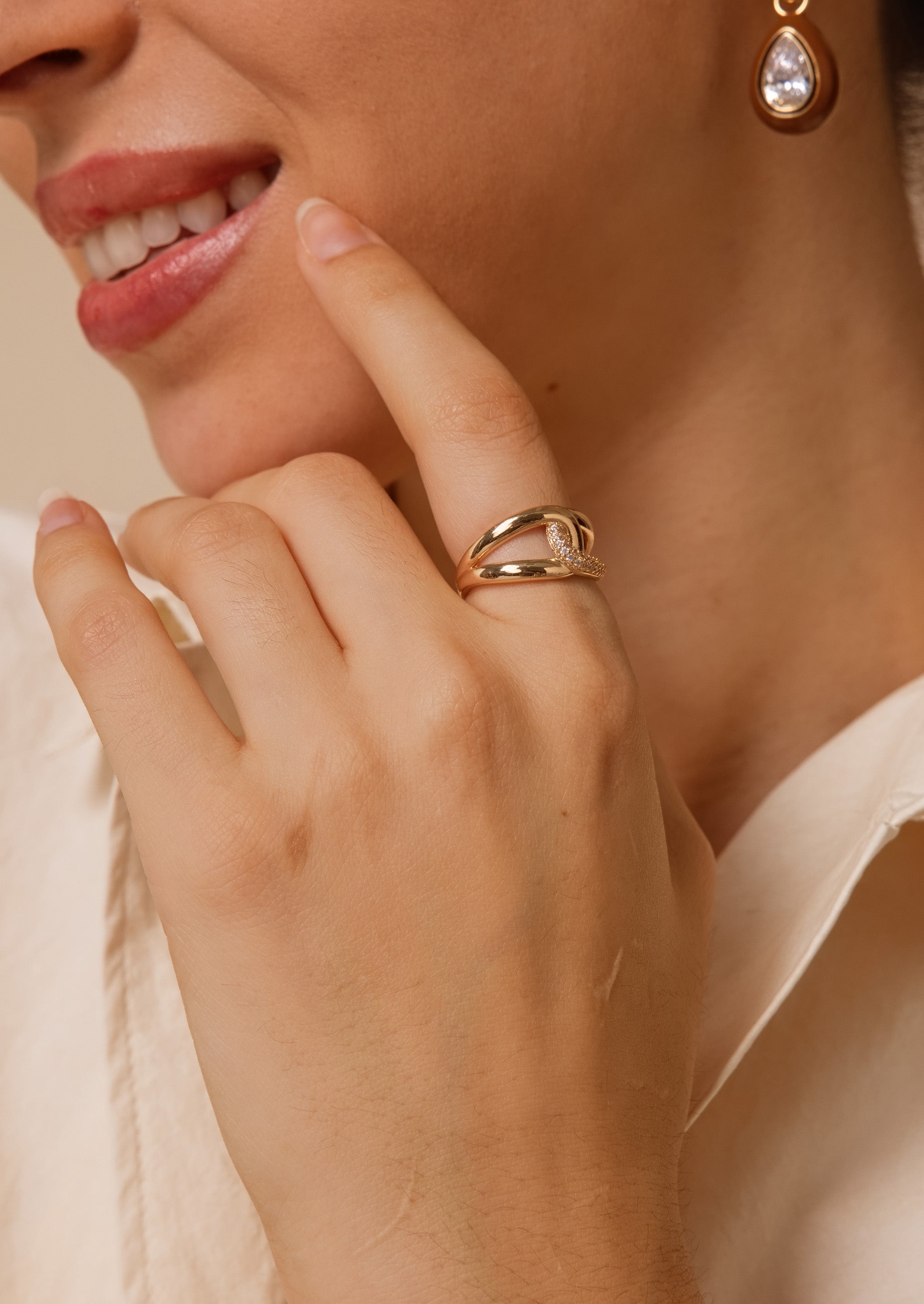 Pave Knot Ring
