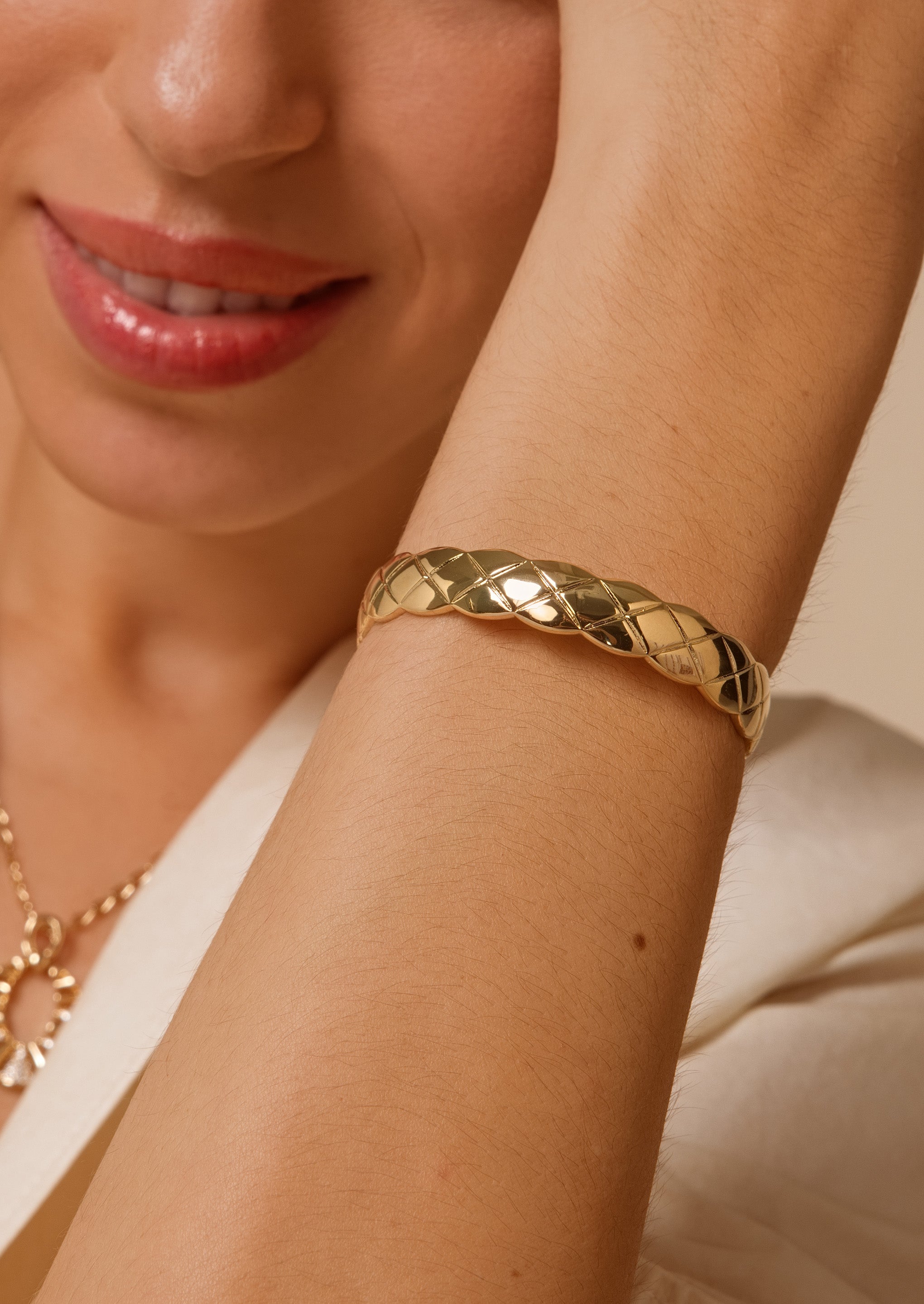 Textured Cuff Bracelet